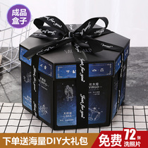 Creative surprise Best friend birthday gift box Photo memorial album diy handmade graduation finished product Couple romance