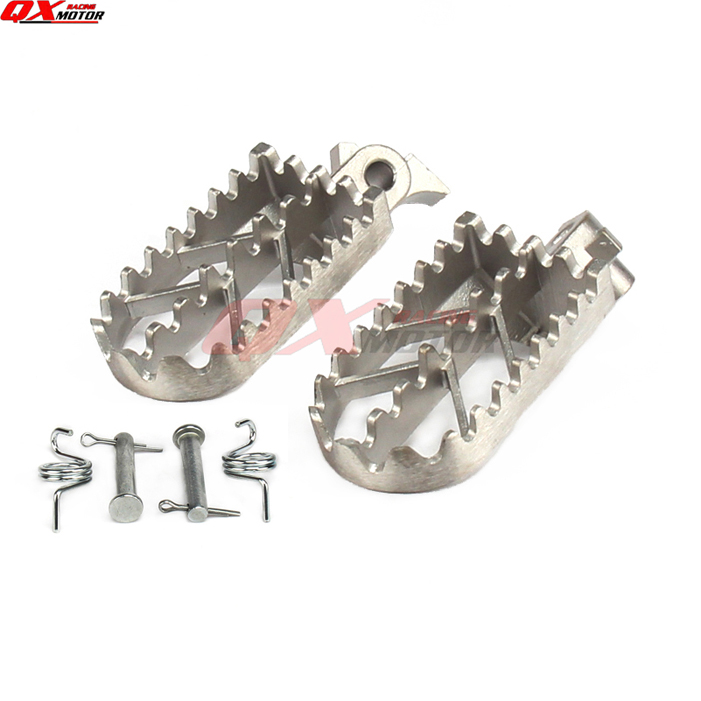 Applicable Huayang Portaur Healing Guido Noble Cross-country Locomotive Accessories Retrofit Stainless Steel Front Foot Pedal