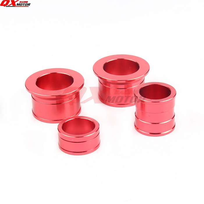 Xe máy Honda CR CRF125R 250R 250X 450R 450X trung tâm phía trước và phía sau ống lót CNC - Vành xe máy vành xe carbon
