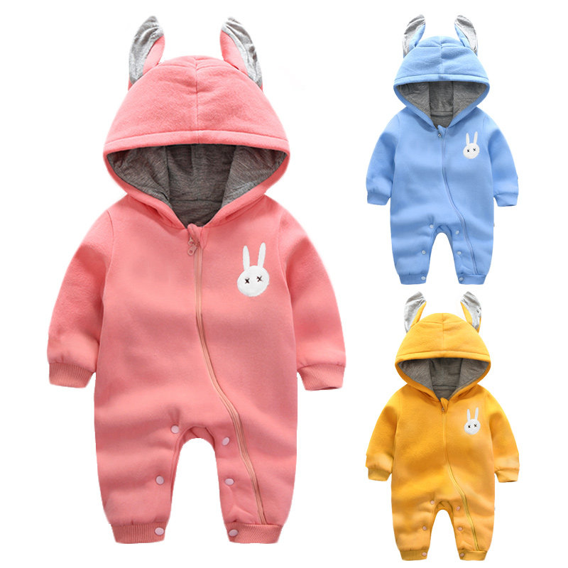 2022 Chunqiu 0 1 year old newborn baby pure cotton one-piece clothes baby khae toddler climbing and clothing cute super cute