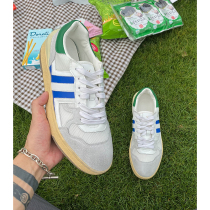 pop mens summer Korean version of vintage white shoes color casual sports board shoes ins flat shoes