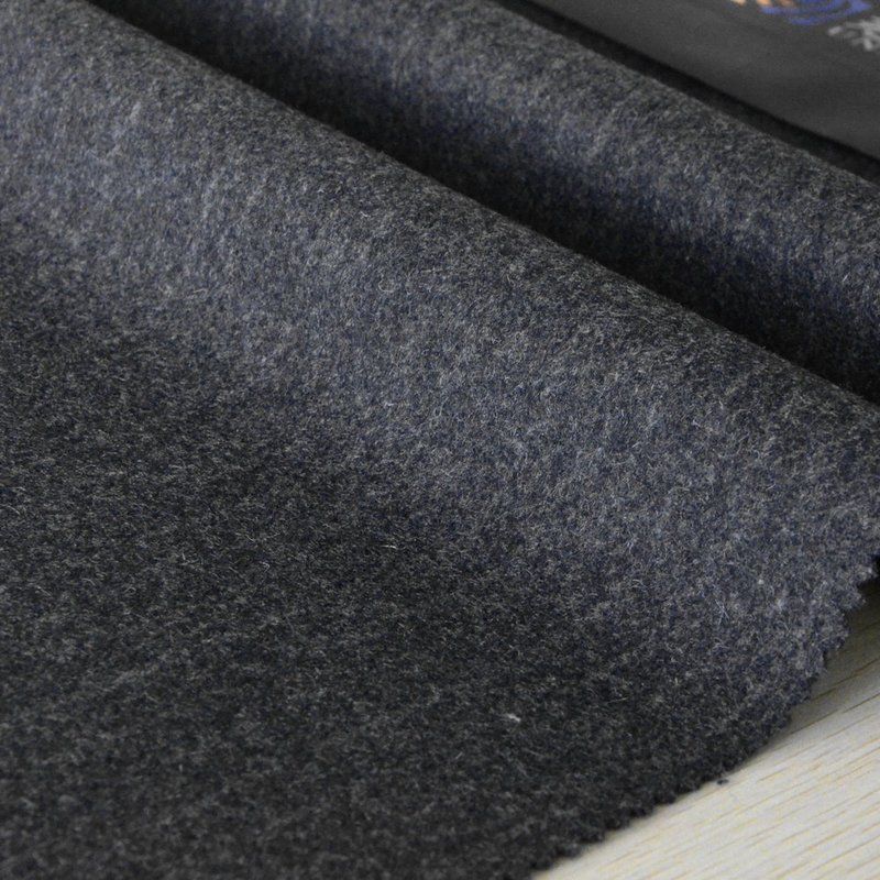760g 100% Wool Vertical Stripe Tweed Wool Fabric, Melton Wool Coat Fabric, Woolen Clothing Fabric