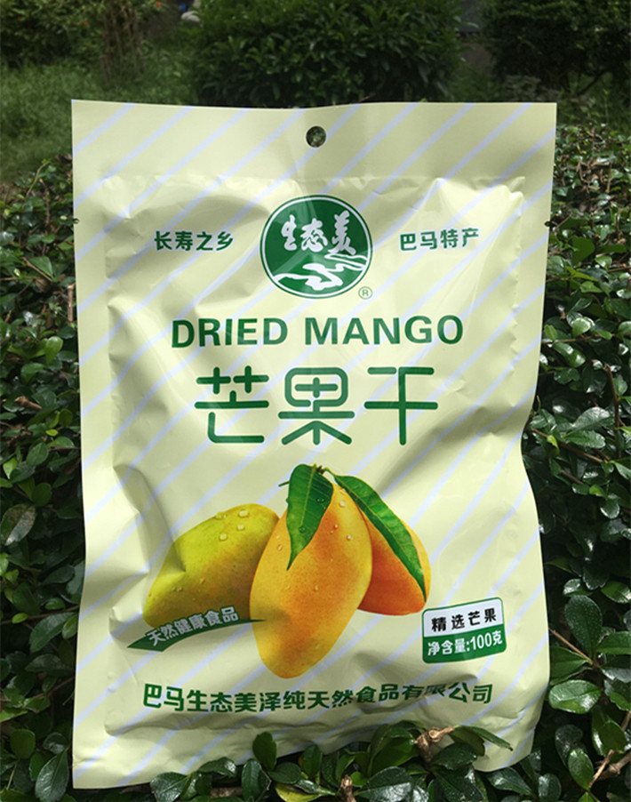 Guangxi Mango Dry Fruit Dry Fruit Dry Fruit Dry Mango Piece small packaging small snack 100 g