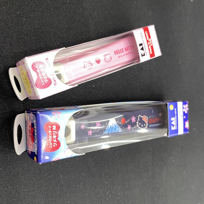 Kai X Hello Kitty Collaboration Nail Clippers S/M Size Anti-Splash Sanrio Collaboration Made in Japan Kai X Hello Kitty Collaboration Nail Clippers S/M Size Anti-Splash Sanrio Collaboration Made in Japan