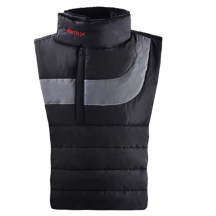 Running sports vest vest winter male motorcycle riding plus down warm windproof waterproof neck collar female