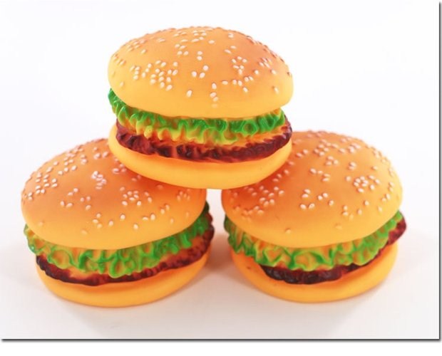 Burger giống như đồ chơi bằng giọng nói đồ chơi cho chó