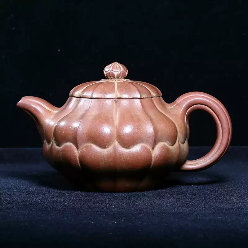 067 骨董品　朱泥南瓜急須　茶壶 　　高建芳製 067 骨董品 朱泥南瓜急須 茶壶 高建芳製 067 骨董品 朱泥南瓜急須 茶壶