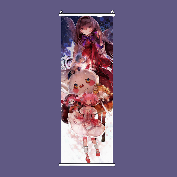 Anime anime Phim hoạt hình Nhật Bản xung quanh cô gái phép thuật nhỏ tròn đầu hươu thơm thơm Xiaomei ngọn lửa vải lớn treo tranh đầy đủ - Carton / Hoạt hình liên quan hình dán sticker dễ thương
