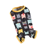 Летний тонкий черный модный мультяшный жилет