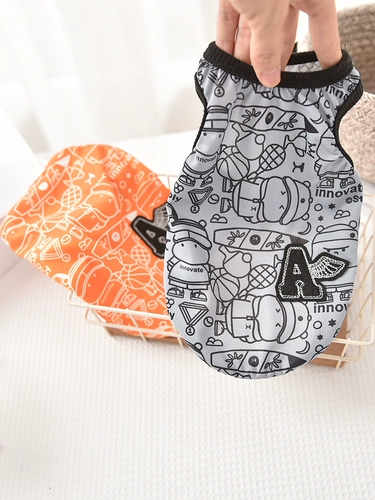 Жилетки для щенка Лето Тедди Бишон медведь маленькие щенки домашние животные увлечения гранатами и летней одеждой