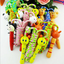 Children skipping rope kindergarten Primary School students sports parent-child competition fitness rope beginner wooden toys