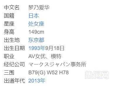 梦乃爱华是谁 梦乃爱华个人资料 梦乃爱华最新作品 明星资料 热图2