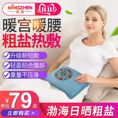 Mingzhen salt bag coarse salt hot compress bag Electric heating household wormwood waist non-sub salt bag sea salt electric therapy bag