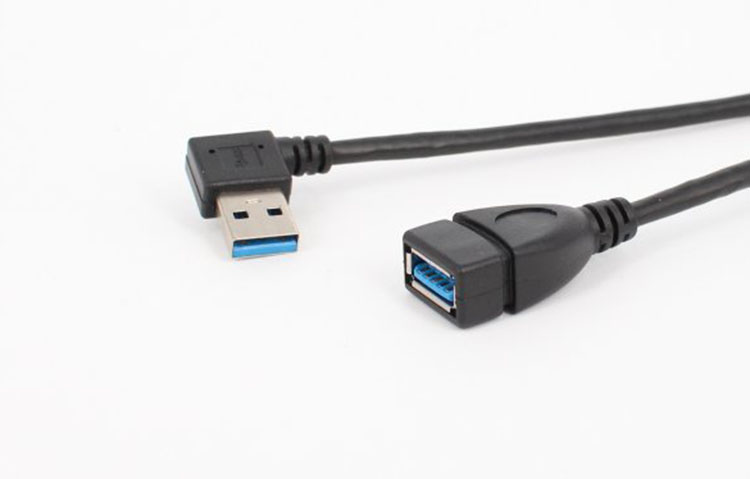 tivi samsung 55in Cáp máy tính USB3.0 cáp nối dài nam sang nữ cáp kết nối uốn cong trái TV góc phải lên xuống dòng dữ liệu khuỷu tay phải loại L - TV tivi 32 inch