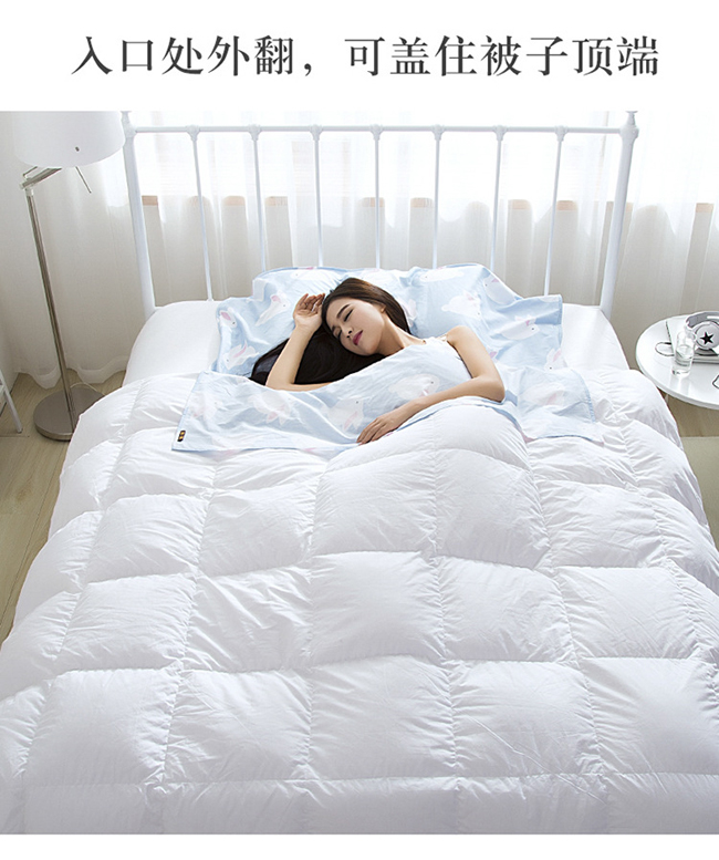 Du lịch vệ sinh in bông bẩn túi ngủ Người lớn cầm tay trong nhà khách sạn khách sạn vải lanh du lịch may túi ngủ cho bé