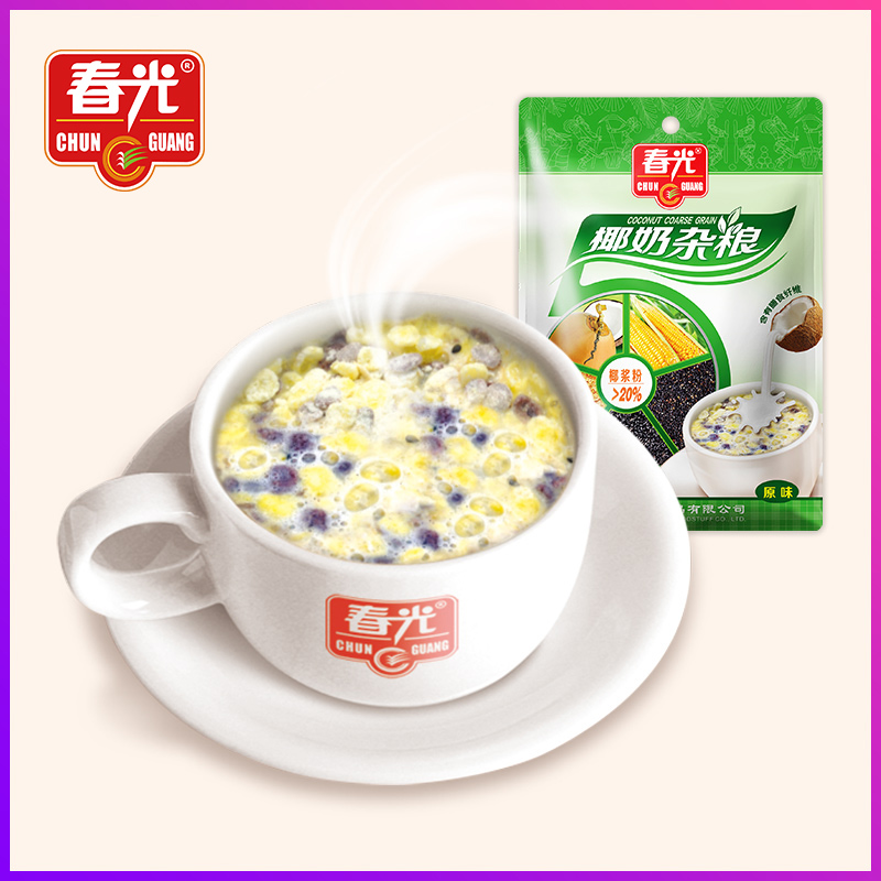 Chunguang Foods coconut milk cereals 525g Hainan specialty cereals breakfast containing 20 5% coconut milk