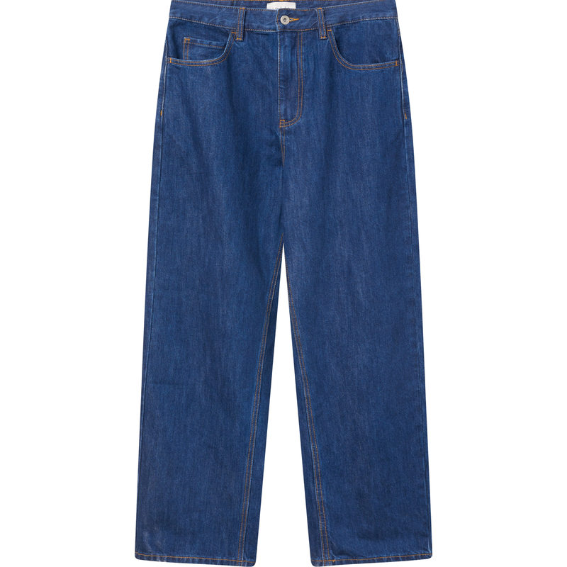 Inedi Cleanfit Washed Graphite Blue Raw Denim Jeans