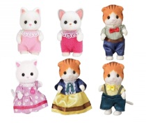 Japans local version of Sabers family toy doll set Doll Doll House toy Sabel home