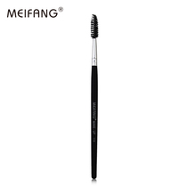 Long Pole Spiral Eyelash Brush Eyelash Roll Wood Shank Brow Brush With Bendable Brush Head Brow Hair Comb Makeup Tool Brush