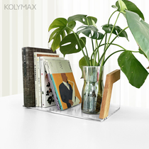 Simply acrylic desktop bookshelves in student textbookshelf placed shelf artifacts creative desk collection rack