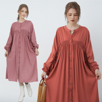 Maternity dress spring summer shirt coat top 2020 new fashion loose long shirt sunscreen out dress