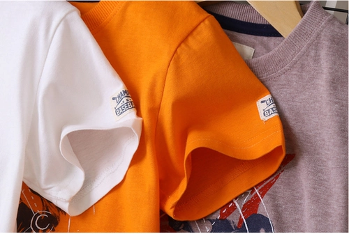 Детская летняя хлопковая футболка с коротким рукавом, коллекция 2022, подходит для подростков