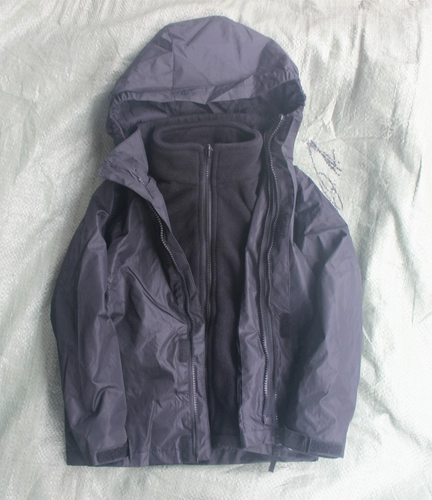 Демисезонная куртка для мальчиков, съёмный флисовый детский водонепроницаемый вкладыш, «три в одном»