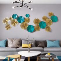 Nordic wrought iron three-dimensional pendant modern living room wall decoration wall wall hanging background wall model room artwork