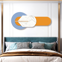 Modern Living Room Sofa Background Wall Metal Wall Decoration Wall-mounted Restaurant Bedroom Bedside Wall Rectangular Light Lavish Pendant