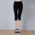 Modal bảy điểm quần legging nữ mùa hè eo cao phần mỏng mặc cotton 7 điểm cỡ lớn quần skinny bó sát - Khởi động cắt quần tây nữ đẹp Khởi động cắt