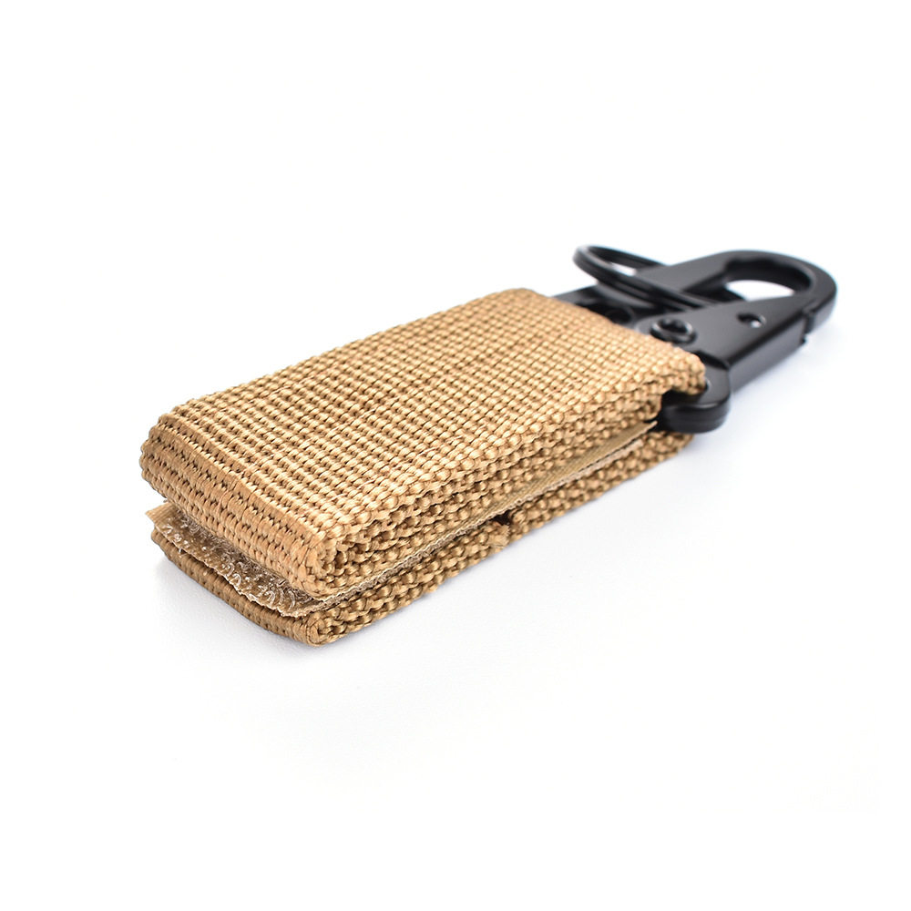 Outdoor tactical olecranon webbing buckle multi-functional carabiner nylon hook buckle backpack hanging buckle multi-purpose belt key buckle