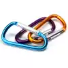 Outdoor carabiner Quick padlock hook keychain equipment D-type aluminum alloy multi-function small hanging buckle