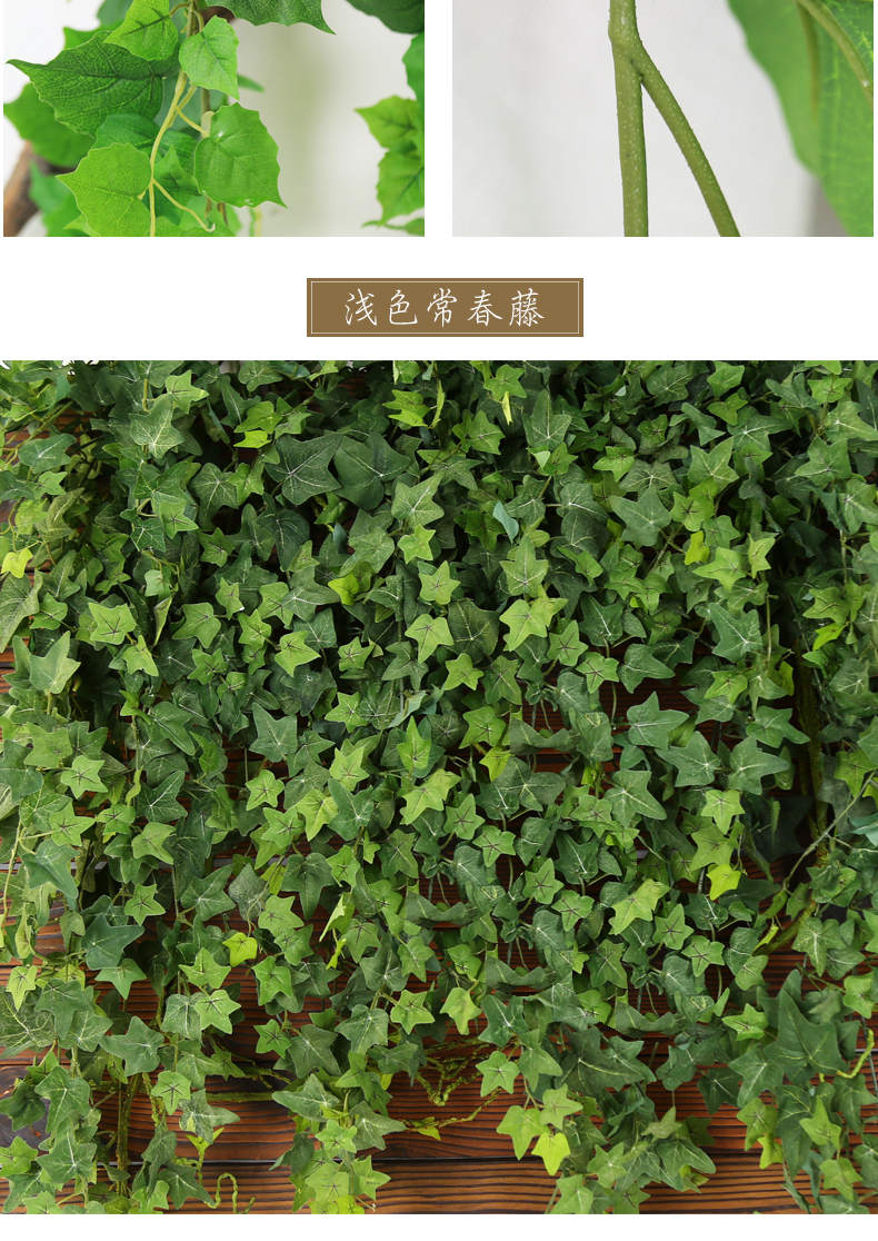 Mô phỏng cây xanh mây ivy trần trang trí hoa cây nho tường ống cây nho điều hòa không khí ống nho - Hoa nhân tạo / Cây / Trái cây cây oliu giả