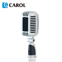 CAROL CLM-101 Classic Retro Dynamic Coil Wired Microphone for Stage Bar KTV with White