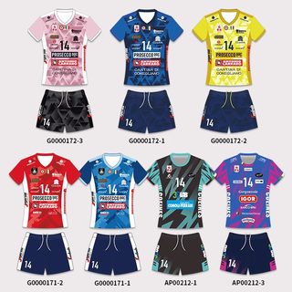 Match volleyball uniform suit for men and women, breathable and quick-drying new sports team uniform, volleyball jersey, customized training suit