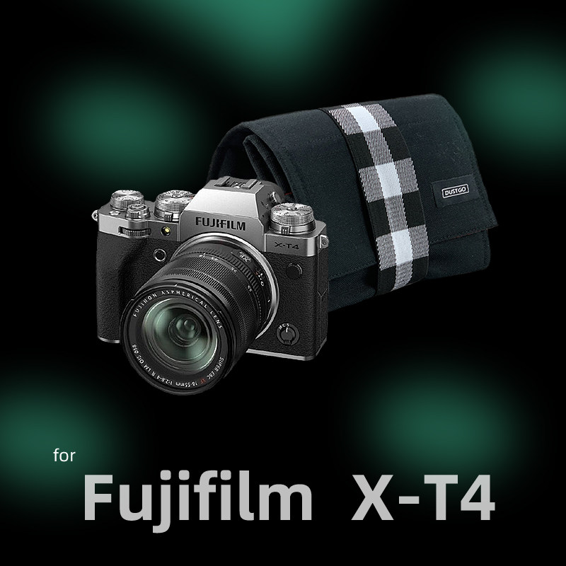 The DUSTGO portable camera bag is suitable for the Fuji XT4 18-55mm lens camera bag