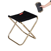 Outdoor folding chair simple folding stool mini portable fishing stool picnic camping small stool super light small horse stool
