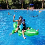 Intex, надувной большой маленький плавательный круг для взрослых для влюбленных для игр в воде, крокодил