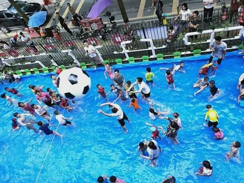 Детский сад родитель -килд водные виды спорта Большой надувный пляжный мяч для взрослых здание