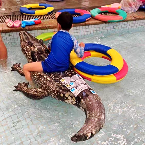 Intex, надувной большой маленький плавательный круг для взрослых для влюбленных для игр в воде, крокодил