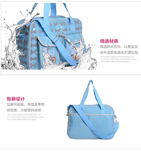 Nhà sản xuất thời trang Hàn Quốc đa chức năng Túi đeo vai Mummy túi xách mẹ công suất lớn trên toàn quốc túi bỉm sữa cao cấp