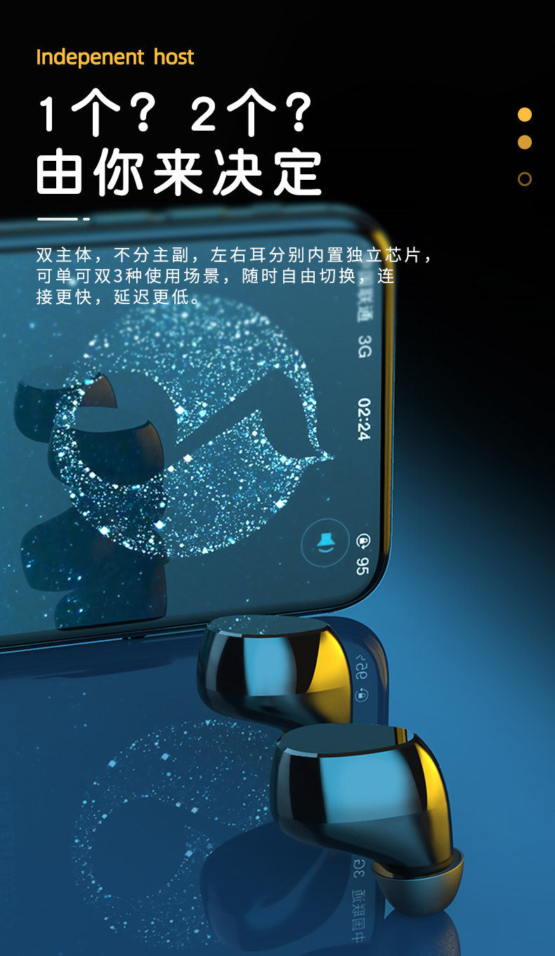 爱奇艺 i71-S3 无线蓝牙耳机 旗舰版 图6