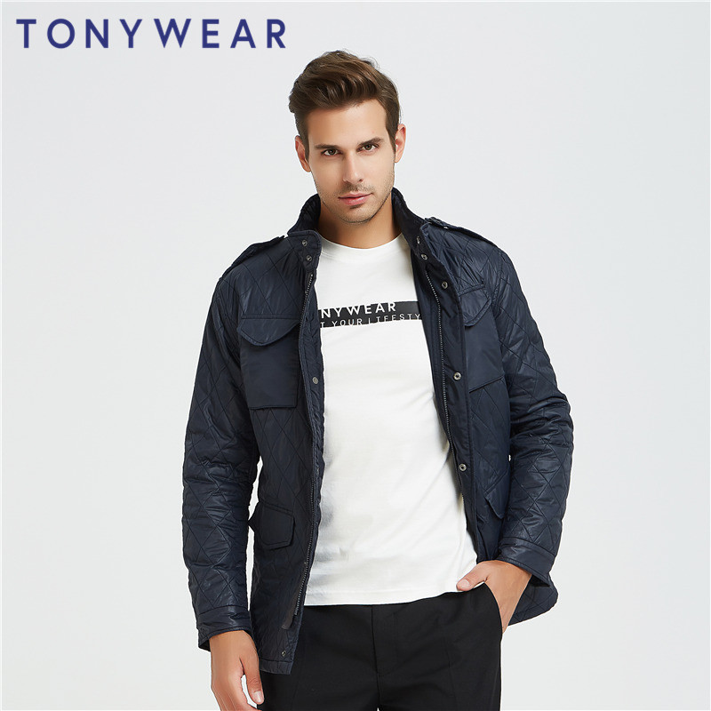 TONY WEAR 汤尼威尔 立领男式夹克外套 天猫优惠券折后￥64包邮（￥184-120）2色可选