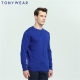 TONYWEAR/Tonywell ພາກຮຽນ spring ແລະດູໃບໄມ້ລົ່ນຂອງຜູ້ຊາຍບາດເຈັບແລະຝ້າຍທໍາມະດາແຂນຍາວ sweater ຄໍ pullover ເສື້ອກັນຫນາວສົ່ງຟຣີ