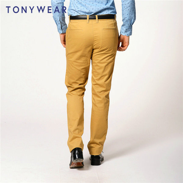 TONY WEAR 汤尼威尔 缎面弹力棉 男式长裤 天猫优惠券折后￥96包邮（￥196-100）