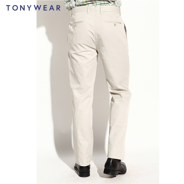 TONY WEAR 汤尼威尔 凉爽天丝棉麻 男式长裤 天猫优惠券折后￥99包邮（￥219-120）2色可选