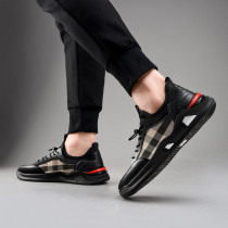 Mens shoes summer 2022 new tide shoes mens casual leather shoes sports with young Englen plate soft slab shoes