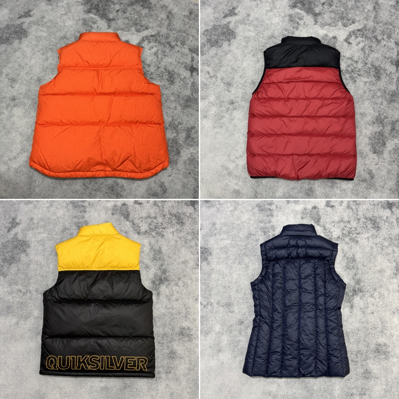 Vintage Outdoor Sports and Leisure Warm down Vest, Lightweight Goose down Short Vest for Hiking and Mountaineering