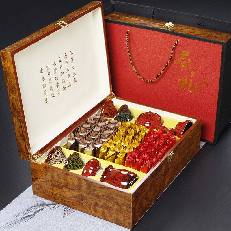 Tea gift box clothing Tieguanyin Jin Jun eyebrow Mid-Autumn Festival gift gift Gift Upscale Elders Teacher's Festival Send teachers