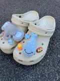 Crocs, туфли, пряжка для обуви, плюшевая кукла, белая обувь, креативный аксессуар, слон, дельфин, «сделай сам»